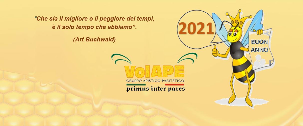 Un sincero augurio di serenità e benessere per il 2021
